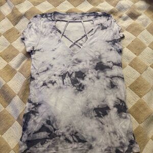 Soft and sexy American eagle tye dye rib shirt